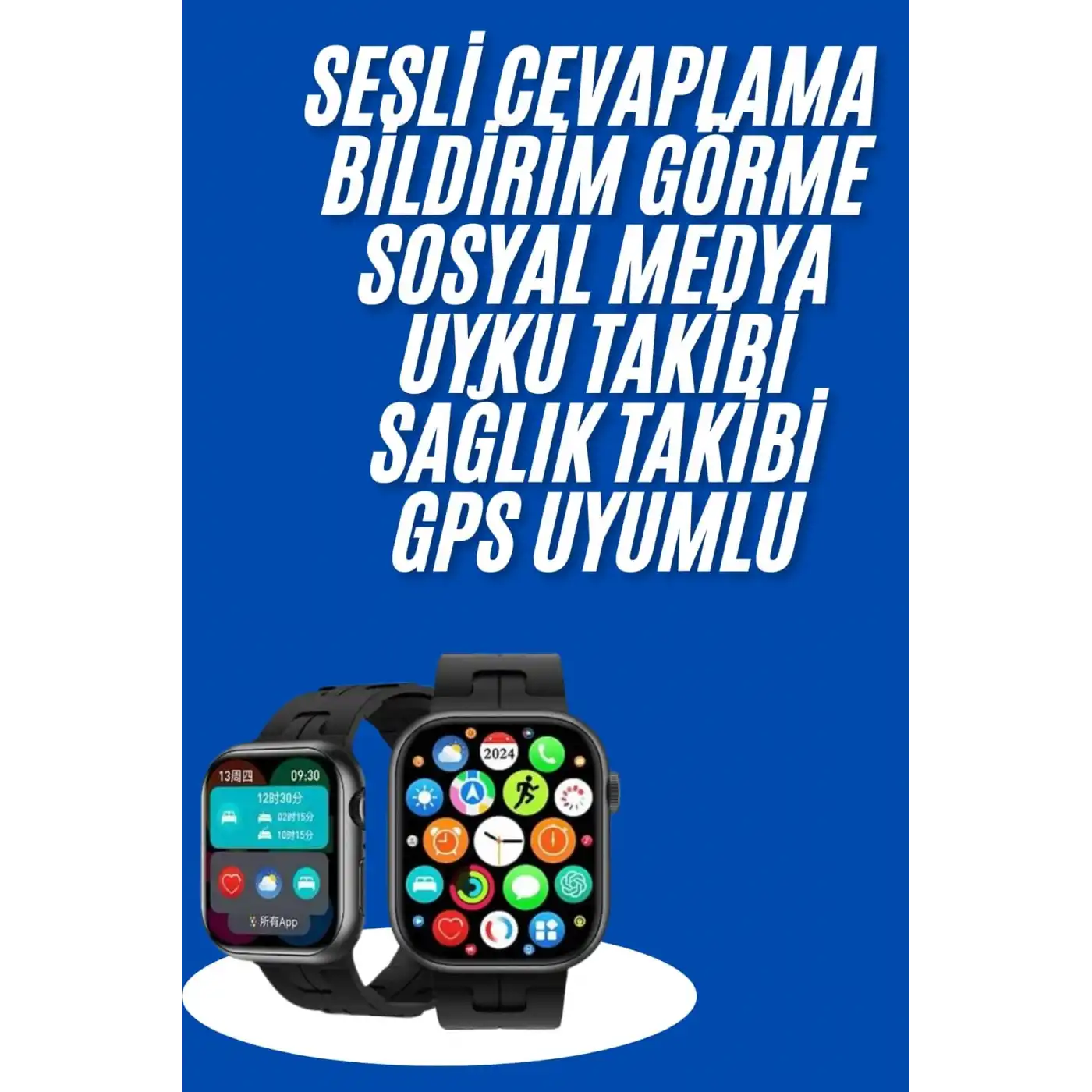 Yeni Seri Akıllı Saat Amoled Ekran Yüksek Çözünürlüklü 41 mm Kasa