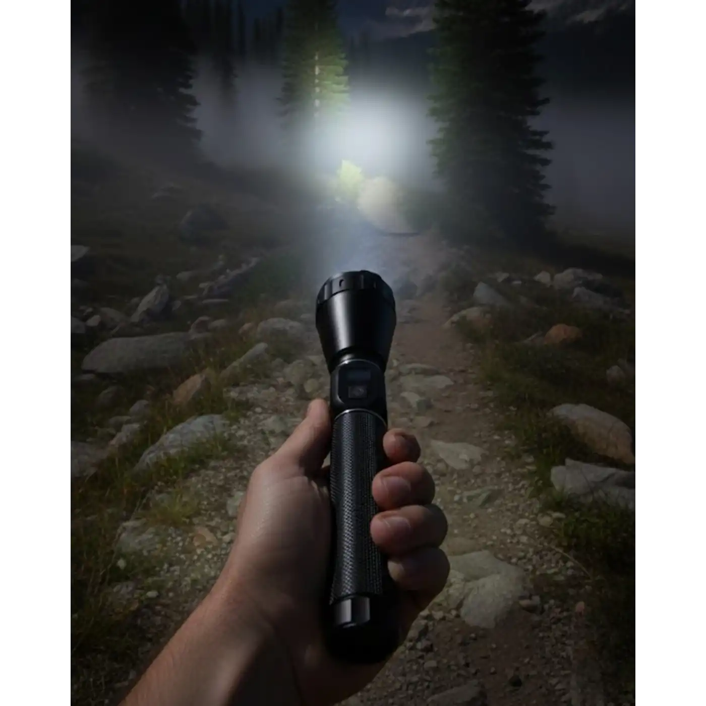 Yüksek Güçlü LED El Feneri Şarjlı 6000 Lümen Acil Durum Seti