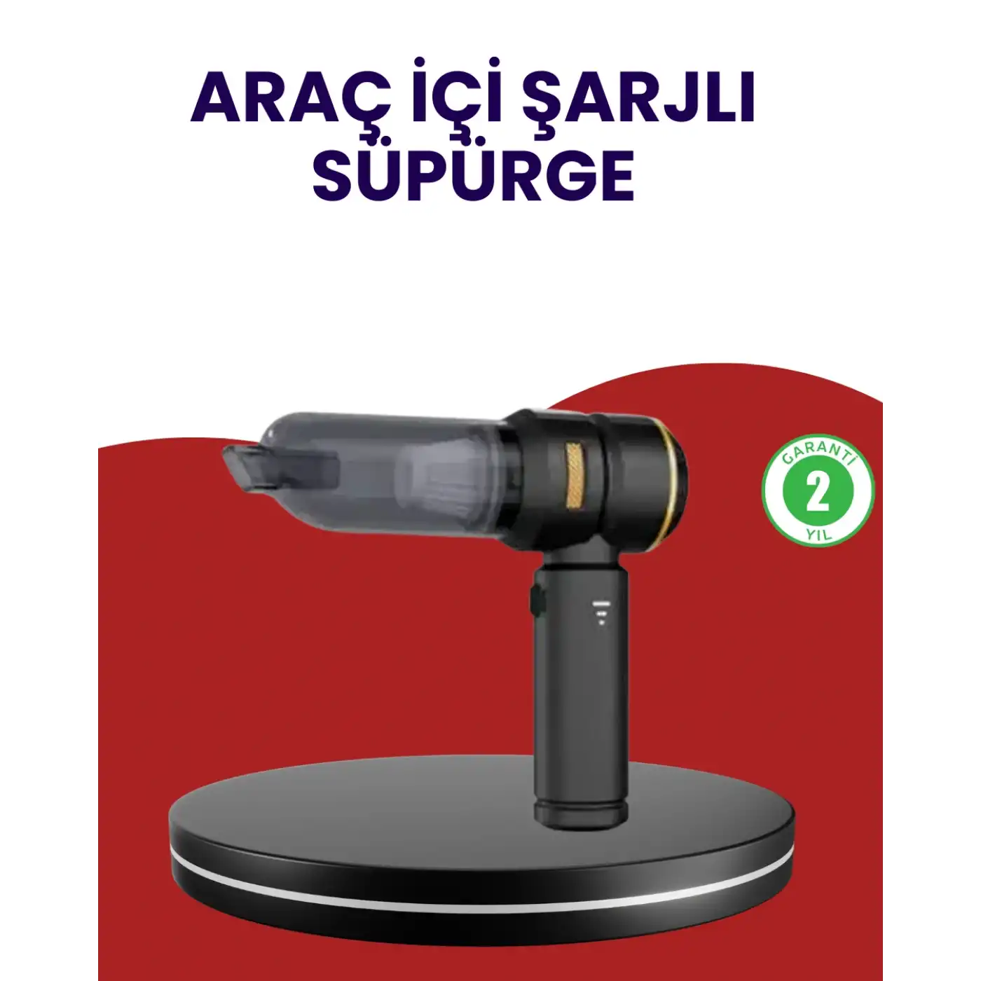 Yüksek Performanslı Araç İçi El Süpürgesi