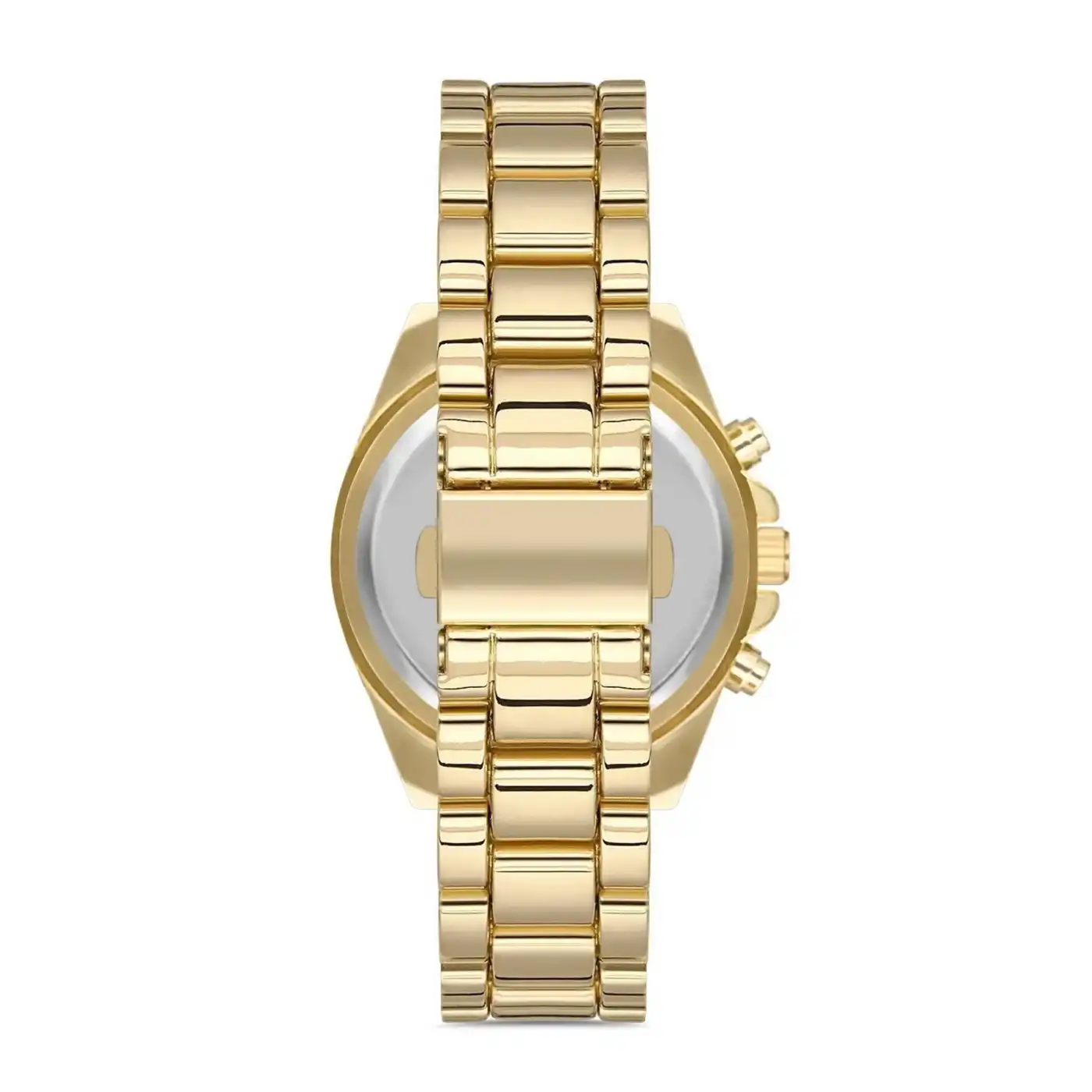 Zarif ve Şık Özel Tasarım Roma Rakam Detaylı  Metal Bayan Kol Saati (gold)