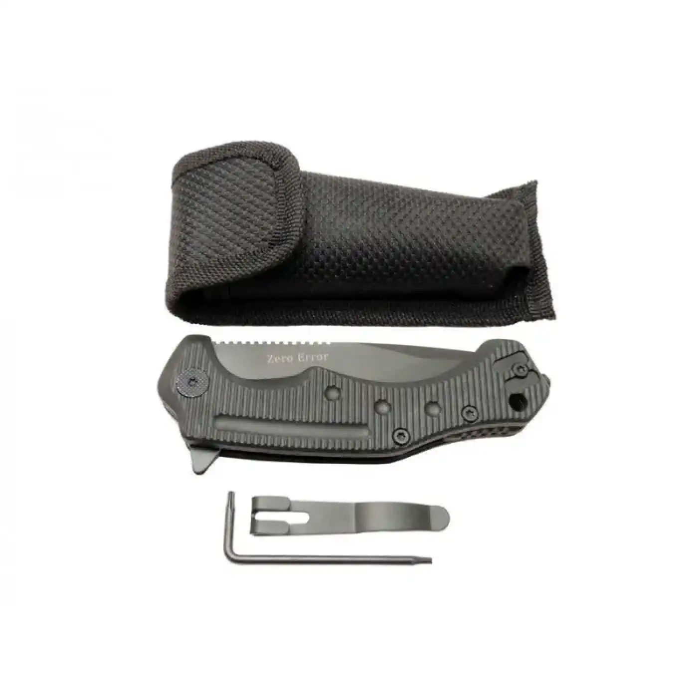 Zero Error 7-12 Black Çakı 22 Cm Manuel, Kemerlikli