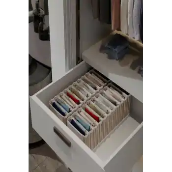 11 Bölmeli Dolap ve Çekmece Içi Düzenleyici Akordiyon Organizer M-00500 (1 Adet)