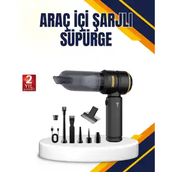 15000 PA Emiş Gücü ve Hava Üfleme Özellikli Şarjlı Süpürge