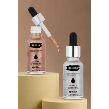 2li Damlalık Şişeli Likit Aydınlatıcı Highlighter Seti