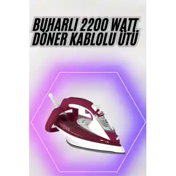 2200W Seramik Kaplama Es Tasarımı 360 Derece Dönebilir Kablosu