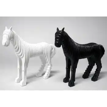 28x27 cm Özel Tasarım Polyester At Figürü