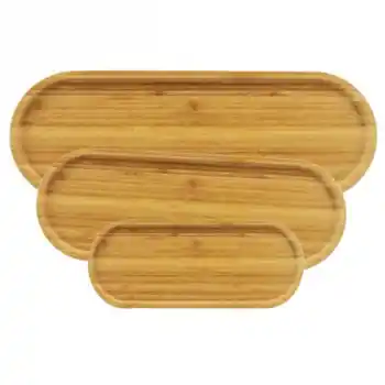 3lü Oval Sunum Tabağı Seti