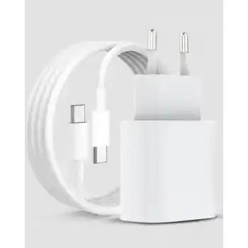 35W Güçlü USB-C Şarj Aleti Type-C Kablo Dahil