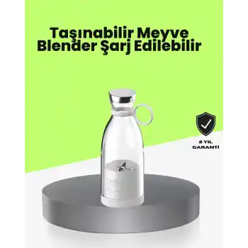 4 Bıçaklı Gıda Sınıfı Paslanmaz Çelik Taşınabilir Blender