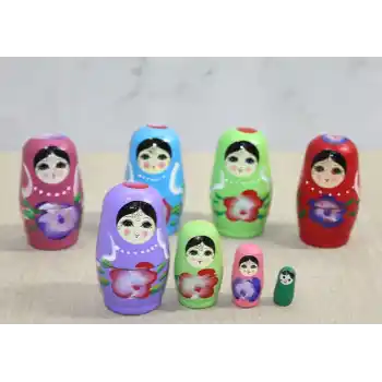 4lü Ahşap Matruşka