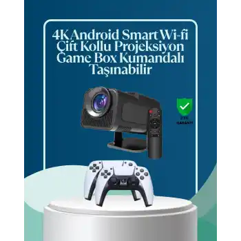 450 ANSI Lümen, 4K Destekli Kompakt Ev Projektörü