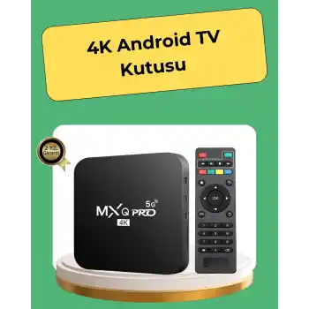 4K Ultra HD TV Box – 2GB RAM, 16GB Hafıza, Android Akıllı Medya Oynatıcı