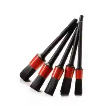 5 Adet Oto Detaylı Temizleyici Araç İçi Temizlik Fırça Seti Koltuk Döşeme Kapı Toz Alma Fırçası