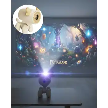 500 ANSI Lümen Parlaklıkta Akıllı Mini Projeksiyon Cihazı