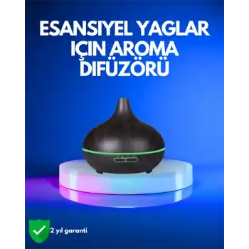550 ml Kapasiteli Ultrasonik Difüzör – Yağsız Nemlendirici Kullanımıyla Uyumlu