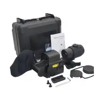 558-G43 XPS2 Hedef İşaretleyici Red Dot - Holografik Nişangâh, 5x Büyütmeli Set-Siyah