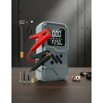 Taşınabilir Araç Akü Takviye ve Hava Kompresörü Powerbank Özellikli