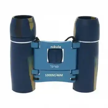 70x60  Cepte taşımalı Kauçuk kaplamalı Mini Dürbün mavi