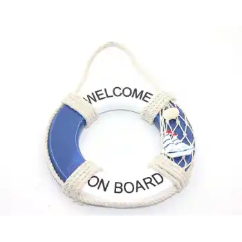 Ahşap Marin Duvara Asmalı Simit Model 1