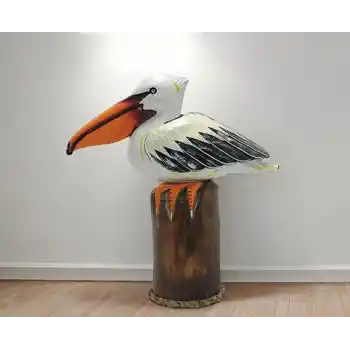 Ahşap Pelikan 45 Cm