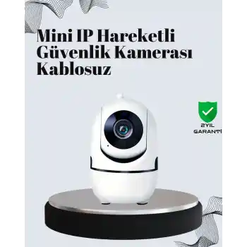 Akıllı Kontrol ve Hareket Takipli 1080P Kablosuz Güvenlik Kamerası – Gece Görüşlü ve İki Yönlü Sesli