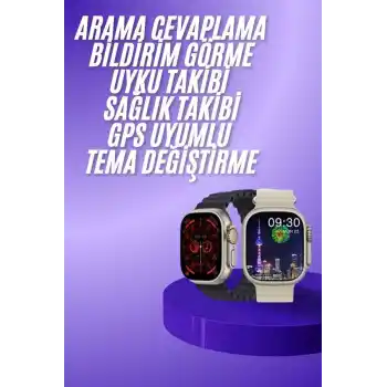 Akıllı Saat Bluetooth Bağlantılı Uyku ve Sağlık Takibi