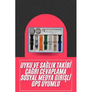 Akıllı Saat Unisex Akıllı Saat Çoklu Kordon Seçeneği Çelik Kordon Plastik Kordon