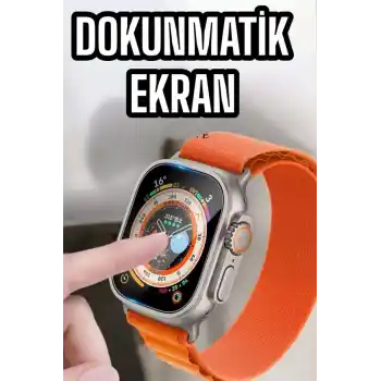 Akıllı Saat Uyku ve Spor Takibi Yeni Nesil Bluetooth Bağlantılı Amoled Ekran