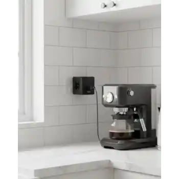 Akım ve Voltaj Korumalı Küp Priz 3 USB Destekli