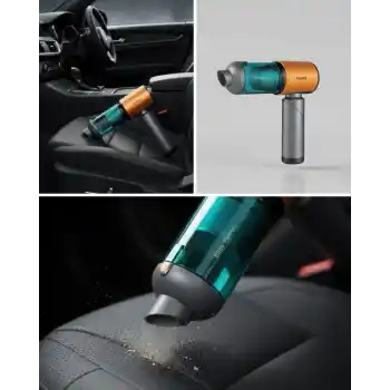 Araç İçin El Tipi Süpürge Güçlü Motor ve Uzun Pil Ömrü