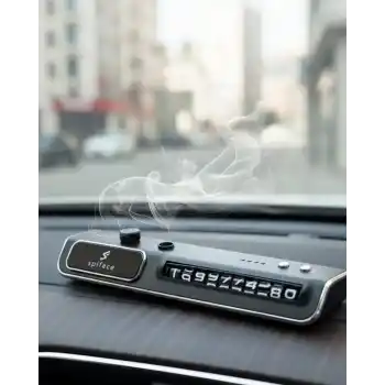 Araç Ön Cam Nemlendirici Telefon Numarası Gösterme Atı LED Işıklı