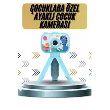 Ayaklı Çocuk Kamerası Tripodlu Mini 1080p Hd Çocuk Kamera