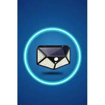 Bahçe Lambası Bahçe Aydınlatma Sensörlü Suya Dayanıklı 100 Led