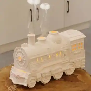 Beyaz Renk Tren Tasarımlı Hava Nemlendirici