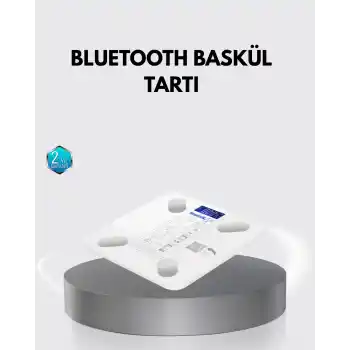 Bluetooth Akıllı Tartı – 8 Fonksiyonlu Dijital Baskül, 180 kg Kapasiteli