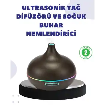 BN01 Uçucu Yağ Uyumlu Renkli LED Işıklı Nemlendirici