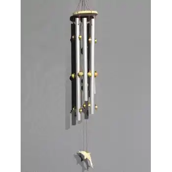 Boncuklu Metal Rüzgar Çanı 3dıarta-28