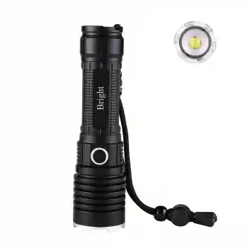 Bright Ght-5761 Xp50 Led 3 Mod Zoomlu Yağmur Suyu Geçirmez Şarjlı El Feneri