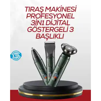 Burun, Sakal ve Saç İçin Erkek Tıraş Cihazı