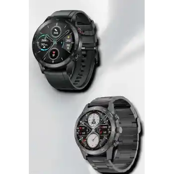 Çift Kordonlu Yüksek Çözünürlüklü Akıllı Saat Uyku İzleyici & Spor Modları