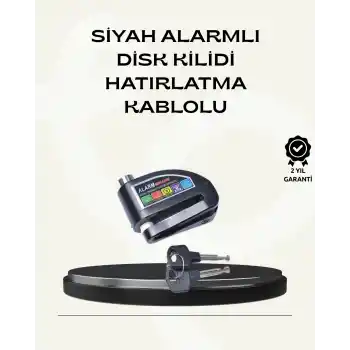 Çift Modlu 110dB Alarmlı Disk Kilidi Suya Dayanıklı