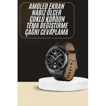 Çoklu Kordon Hediyeli Akıllı Saat Çağrı Cevaplama Müzik Dinleme Dokunmatik Ekran