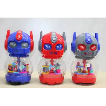 Dans Eden Işıklı Robot Kumbara