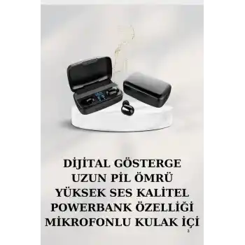 Dijital Göstergeli Bluetooth Kulaklık Kablosuz TWS Stereo Bluetooth 5.0