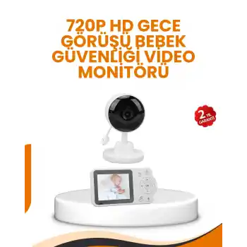 Ebeveyn Kontrollü 2.8 İnç Bebek Monitörü Güvenli İzleme