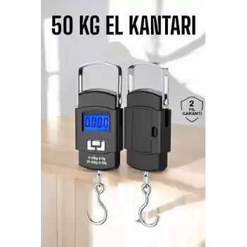 El Terazisi Dijital Göstergeli Pilli 50 Kg Ağırlık Ölçer