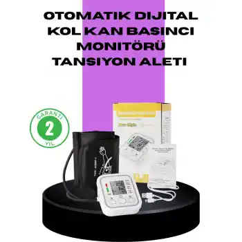 Elektronik Tansiyon Ölçer LCD Dijital Ekranlı