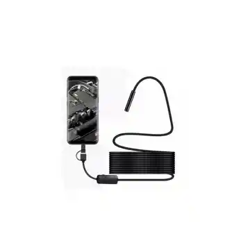 Endoskop Yılan Video Kamera Led’li 10 Metre 7 Mm Sert Kablo