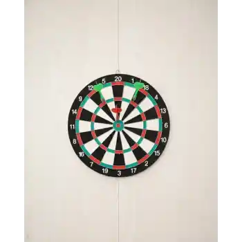 Ev ve Oyun Alanları İçin 15 İnç Dart Tahtası 4 Dart Oku Dahil