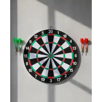 Ev ve Oyun Alanları İçin Dart Tahtası 12 İnç 4 Dart Oku Dahil